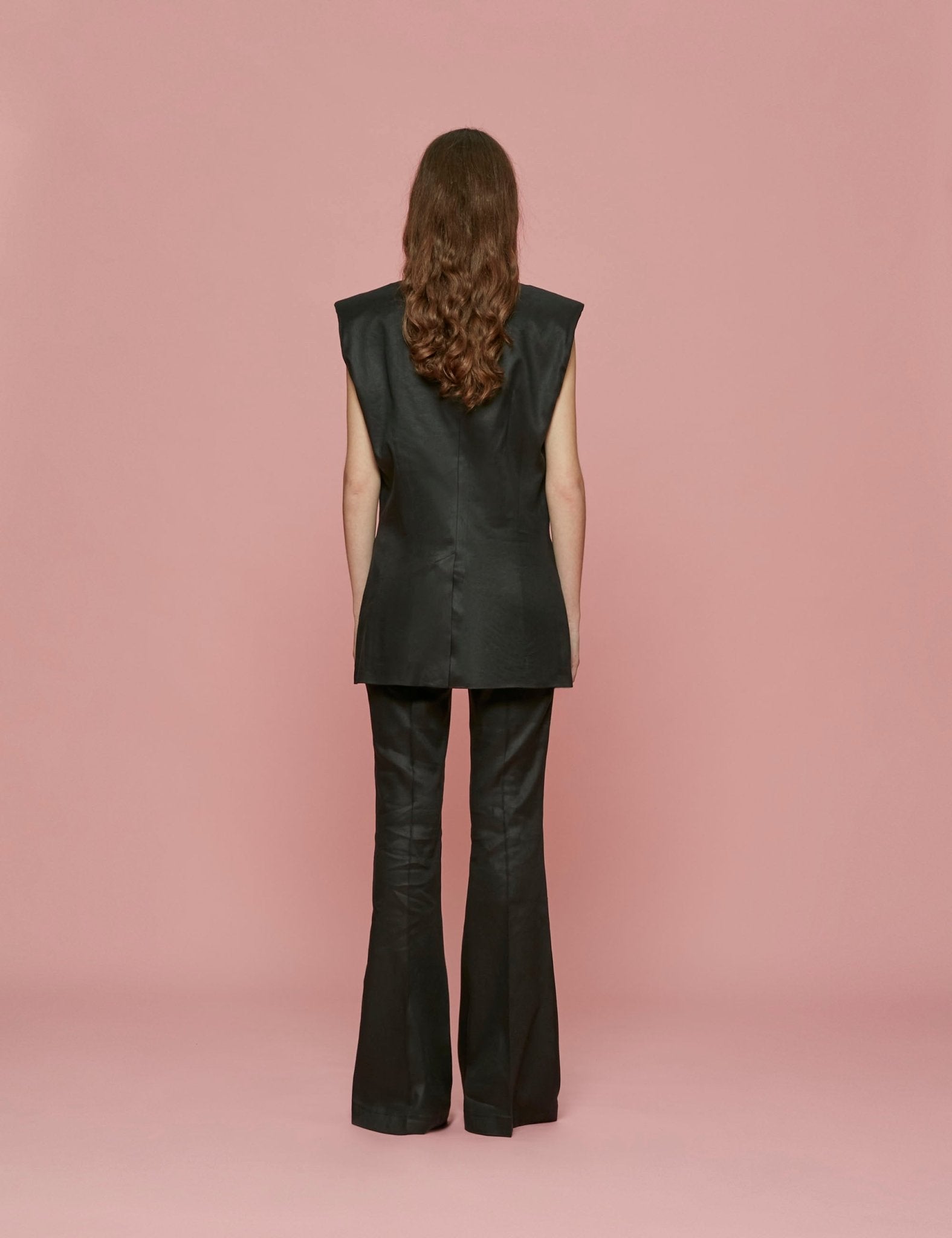 gilet monopetto nero - Frida SRL