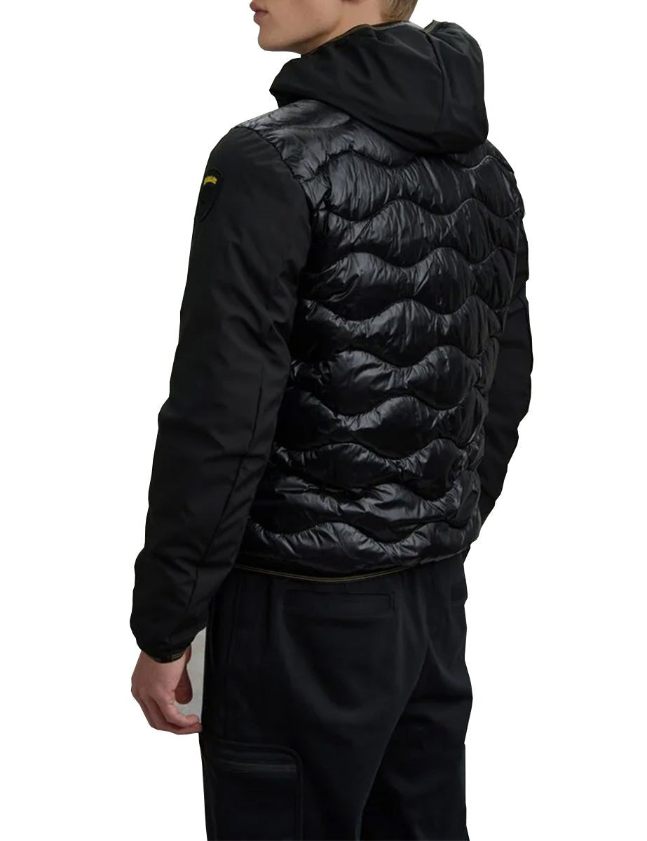 giubbotto cappuccio albert nero - blauer - giacca