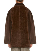 giubbotto carlo bimateriale brown - jejia - giacca