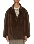 giubbotto carlo bimateriale brown - jejia - giacca