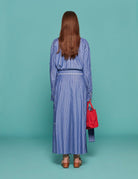 gonna annie riga azzurro bianco - jejia - gonna