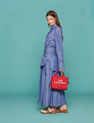 gonna annie riga azzurro bianco - jejia - gonna