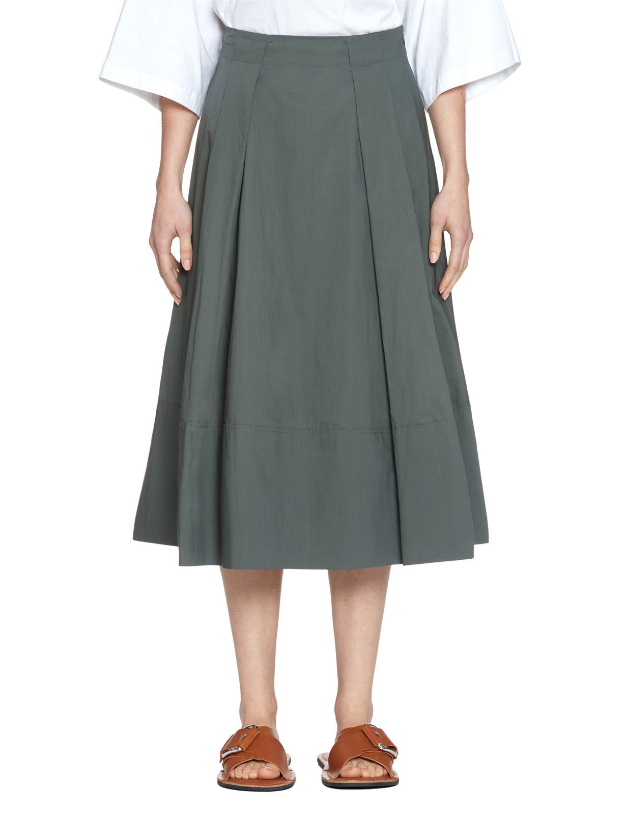 gonna cotone popeline forest veil - woolrich - gonna