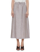 gonna coulisse vita nocciola - mm by max mara - gonna