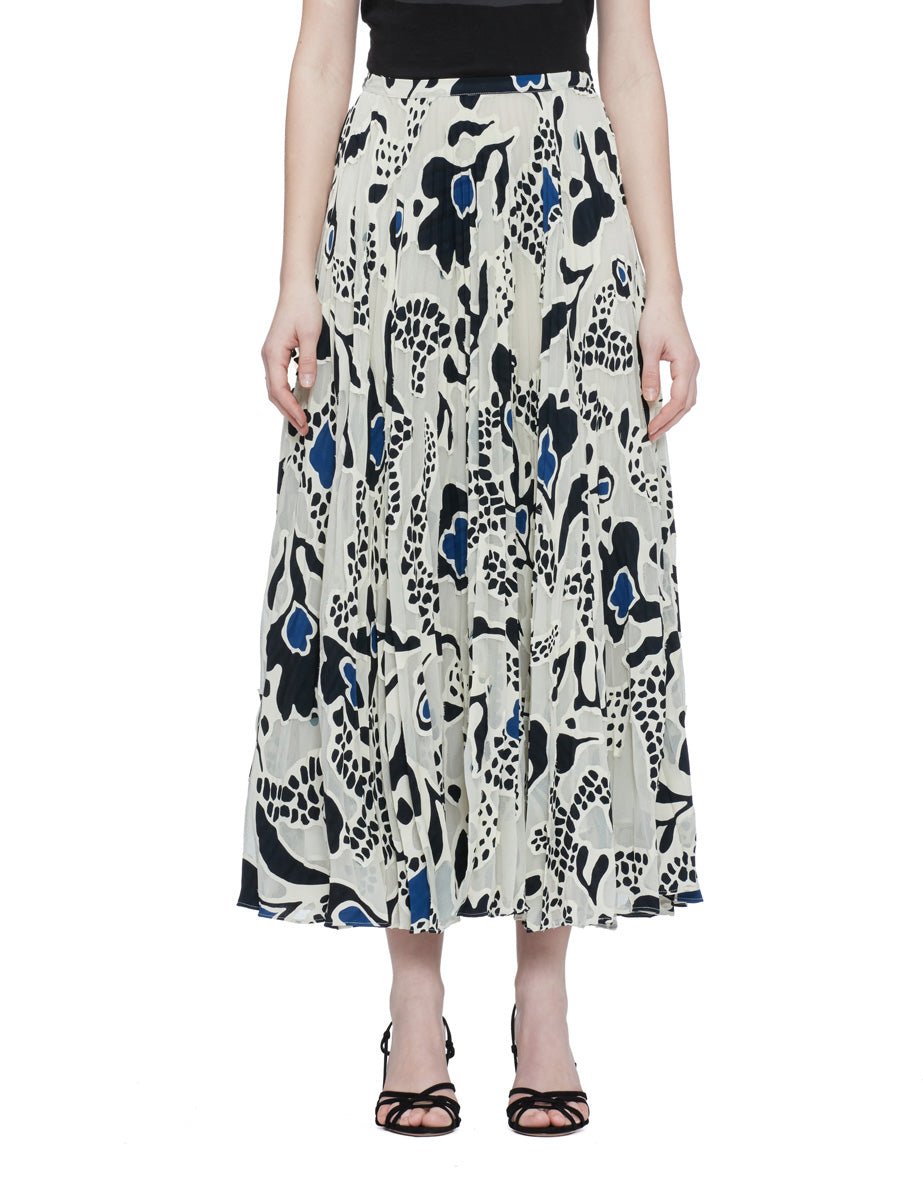 gonna faun abstract floral porcelain - Frida SRL