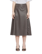 gonna jersey effetto nappa fango - Frida SRL