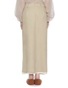 gonna lino stretch spacco kaki - alysi - gonna