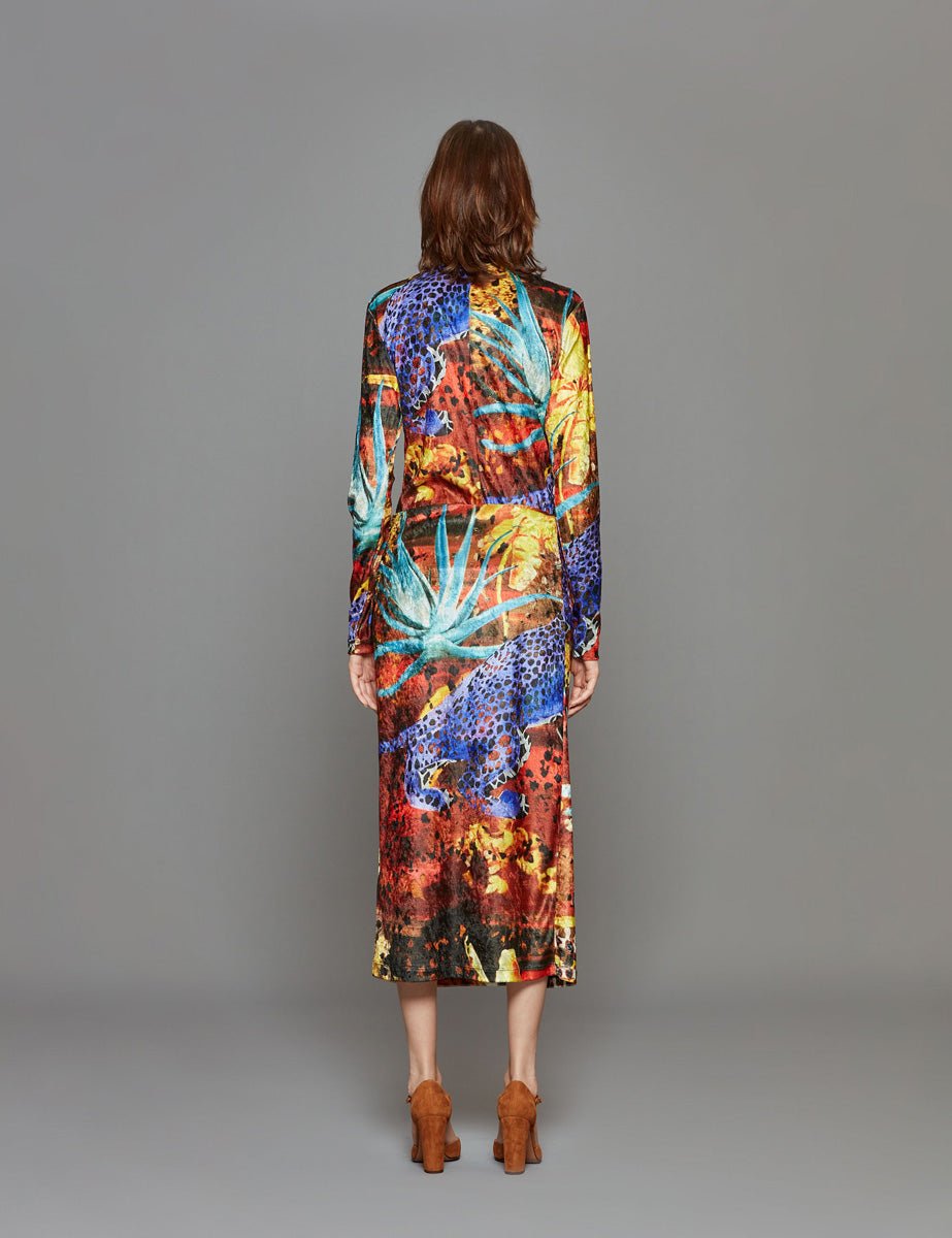 gonna longuette fiore africa - Frida SRL