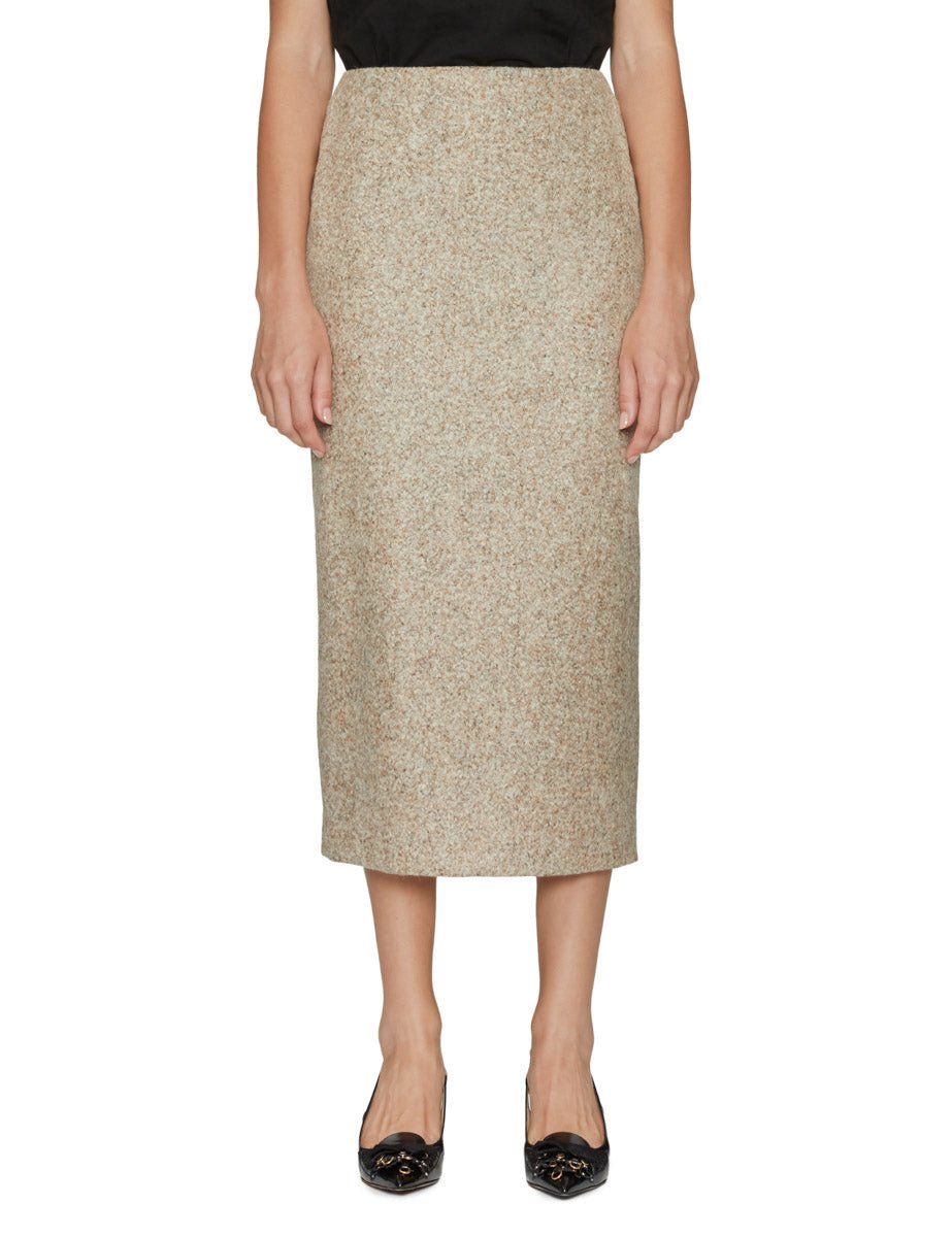 gonna longuette seanna sussex beige - Frida SRL