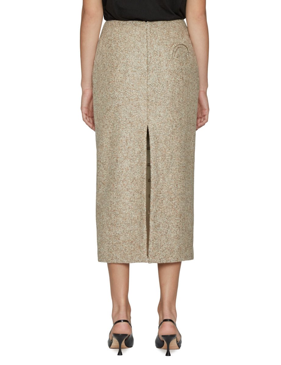 gonna longuette seanna sussex beige - Frida SRL