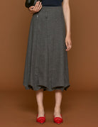 gonna melange jersey heather grey - tibi - gonna