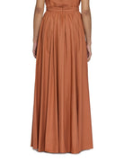 gonna over cotone popeline terra - Frida SRL