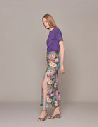 gonna paillettes purple orange - hebe studio - gonna