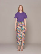 gonna paillettes purple orange - hebe studio - gonna