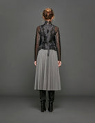 gonna plisse melange - stella jean - gonna