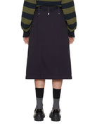 gonna portafoglio piume blu black - plan c - gonna