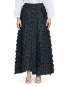 gonna rimmel elastico frange blu - co.go - gonna