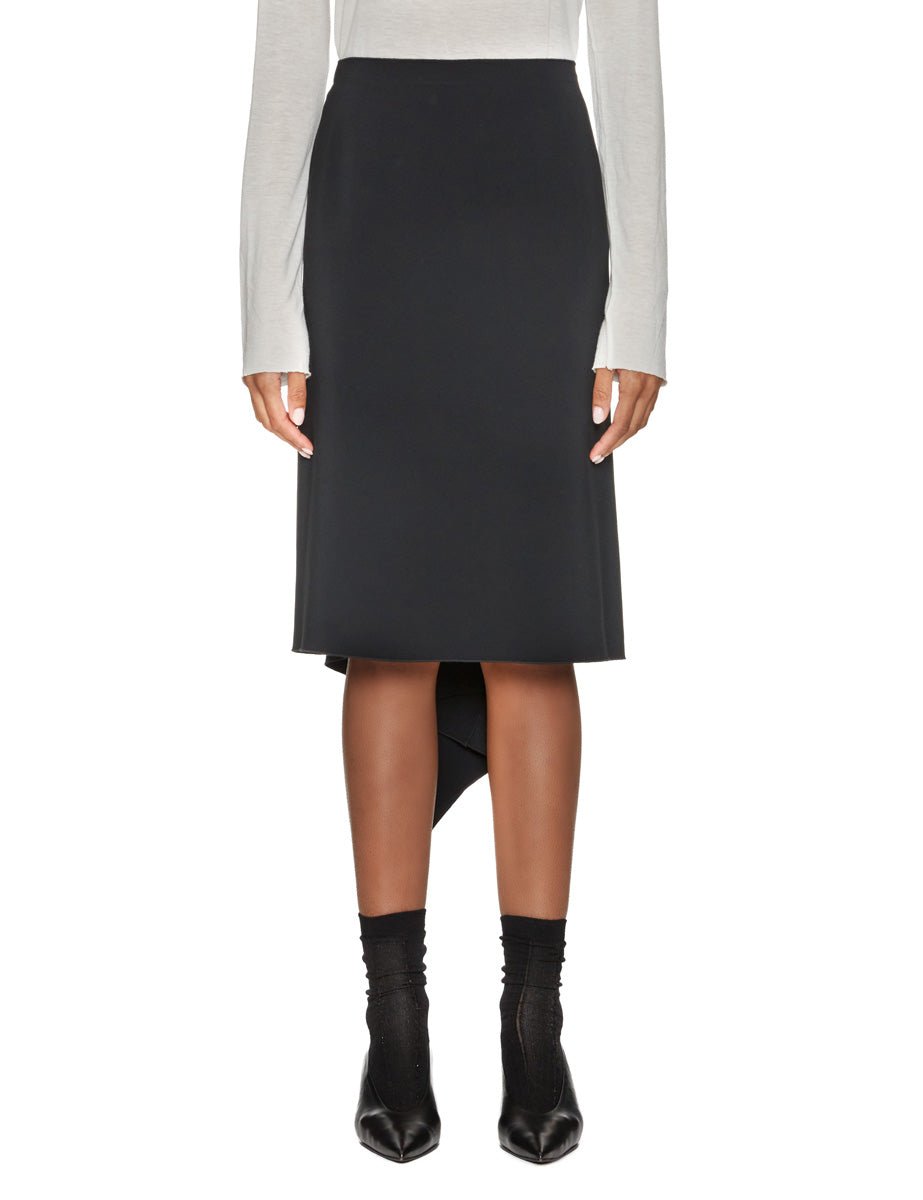 gonna tessuto midi nero - n21 alessandro dell'acqua - gonna