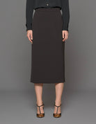 gonna tubino crepe nero - Frida SRL