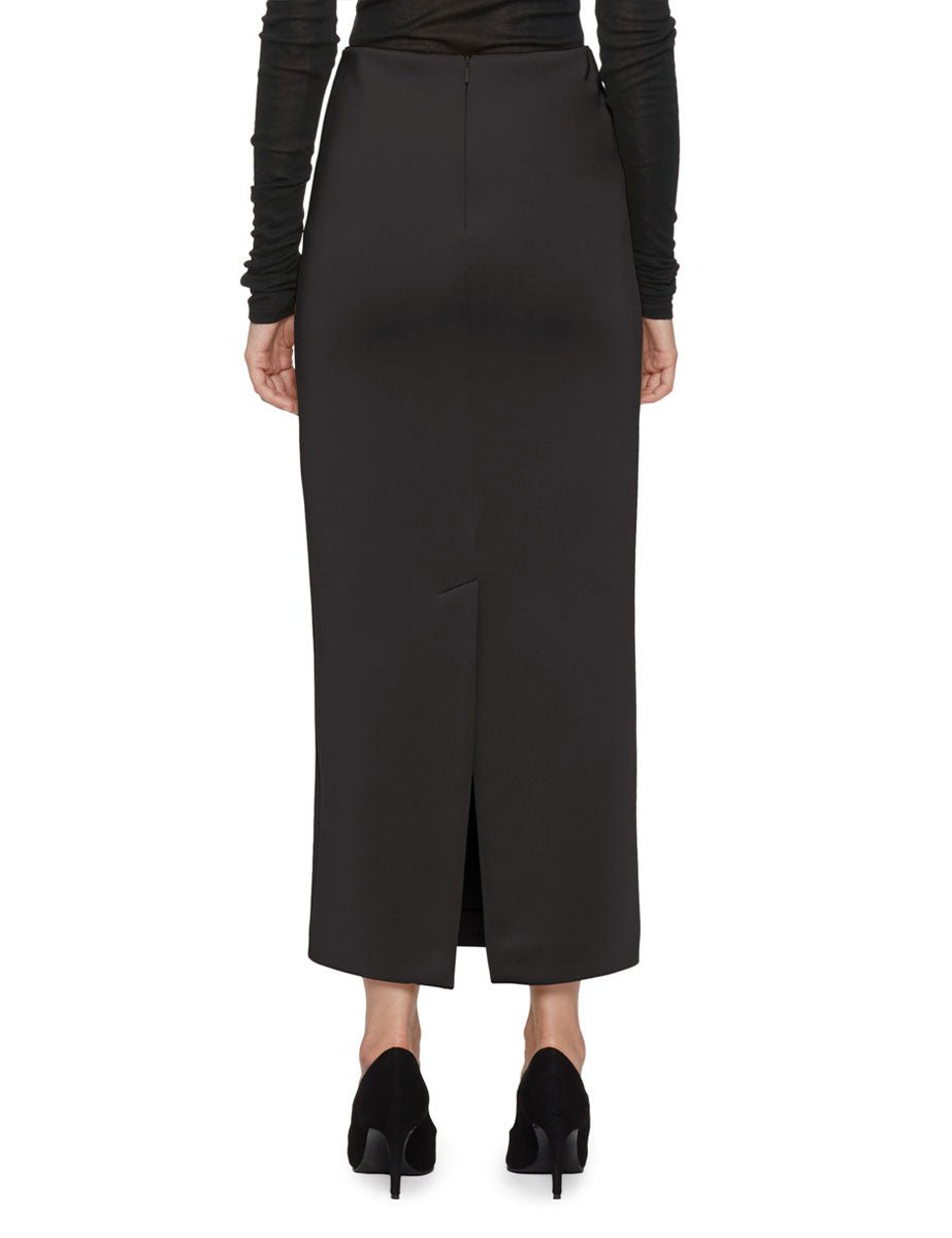 gonna tubino neoprene nero - mm by max mara - gonna