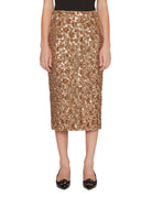 gonna tubino paillettes oro - Frida SRL