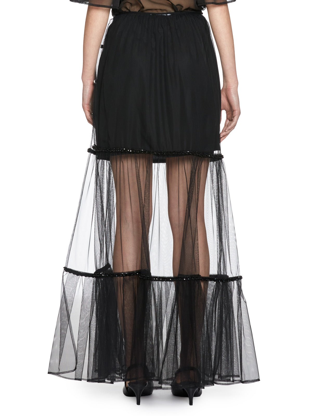 gonna tulle balze black - vivetta - gonna