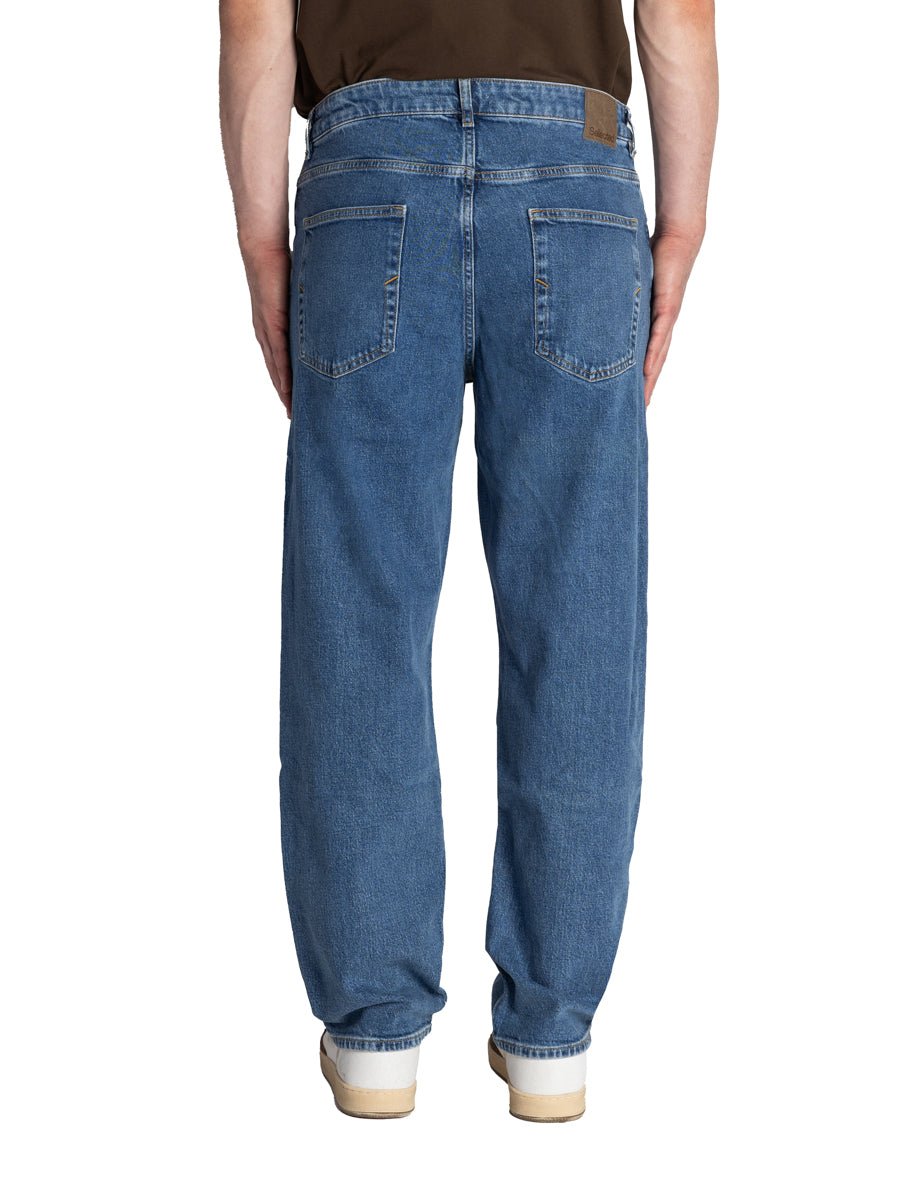 jeans ben ampio blu medio - selected - jeans