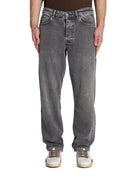 jeans ben ampio grigio medio - selected - jeans
