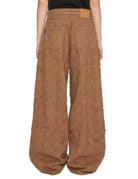 jeans bethany fur denim camel - haikure - jeans
