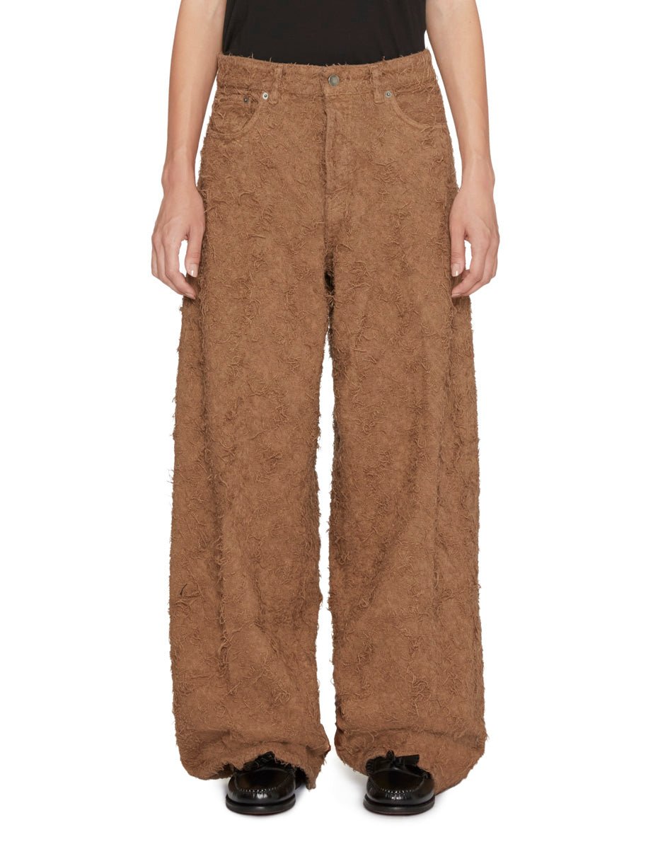 jeans bethany fur denim camel - haikure - jeans