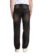 jeans boxcar borchie lavaggio ruggine nero - obey - jeans