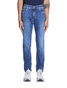 jeans cinque tasche denim medio - teleria zed - jeans