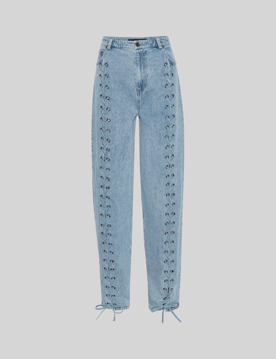 jeans light blu denim - rotate - jeans