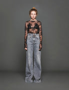 jeans natalia grigio - Frida SRL