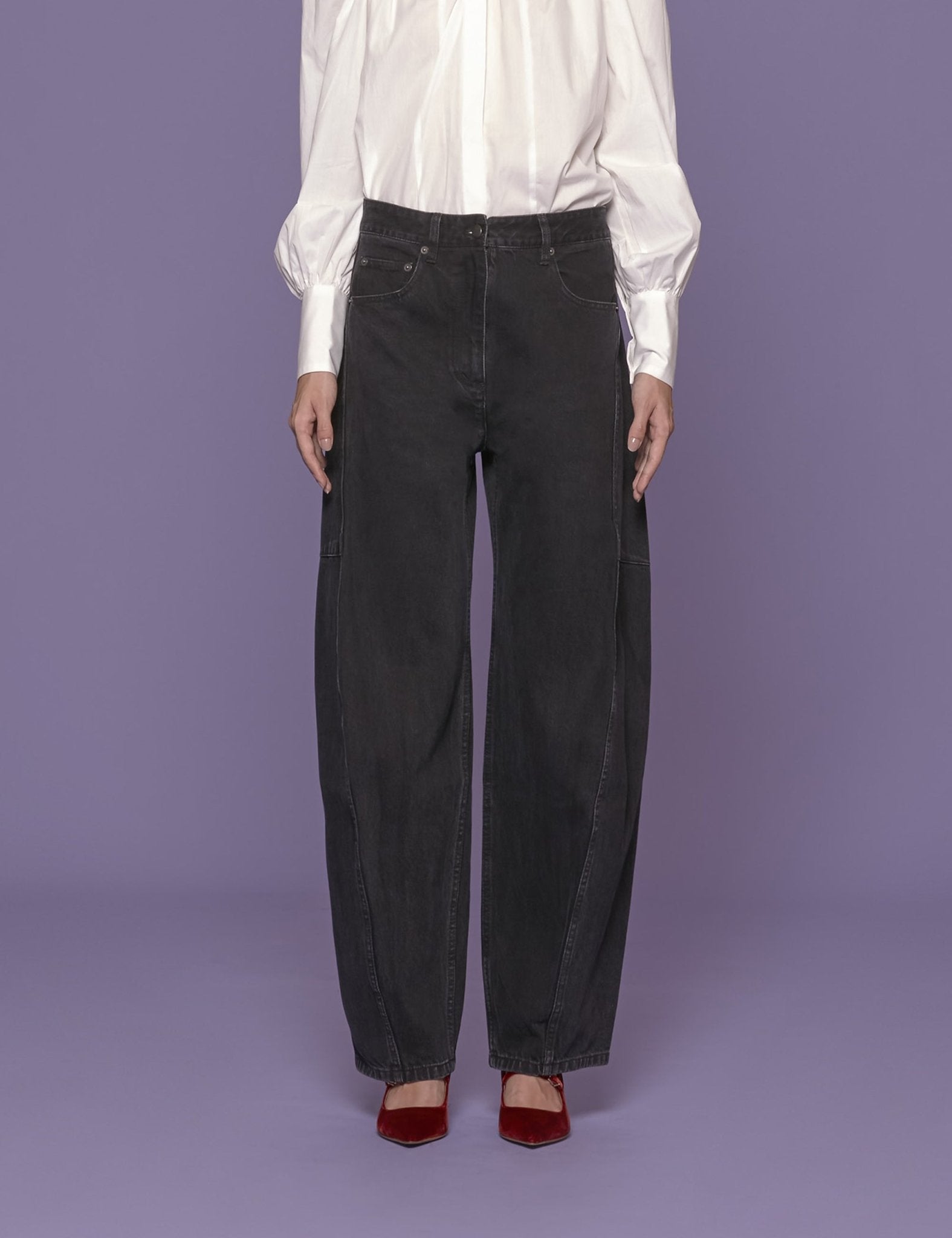 jeans nero - tibi - jeans