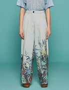 jeans palazzo heaven sky dust - forte forte - jeans