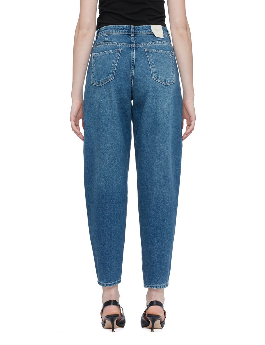 jeans regular carrot leg denim - Frida SRL