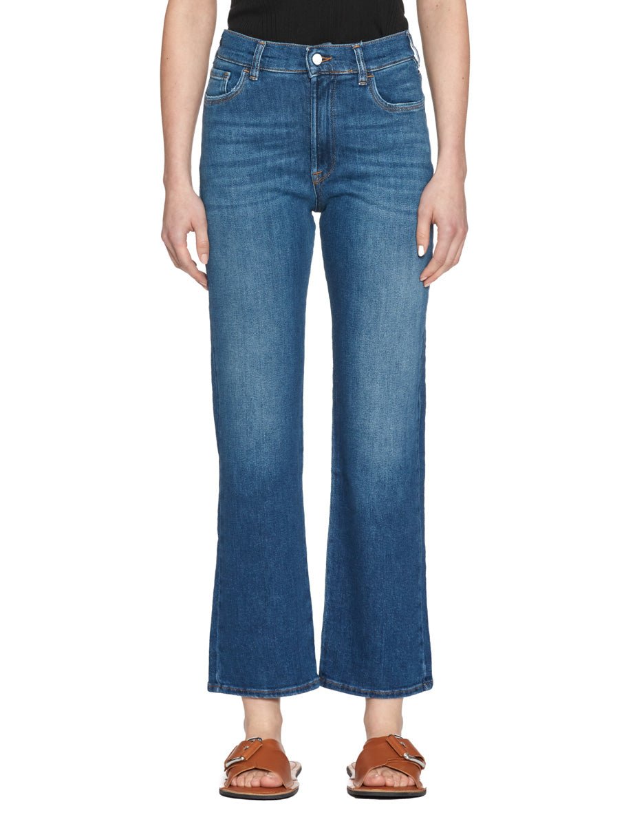 jeans regular dritto denim medio - blufrida - jeans