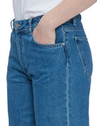 jeans relaxed straight denim blu - Frida SRL