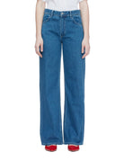 jeans relaxed straight denim blu - Frida SRL