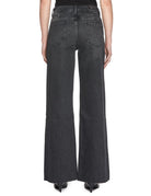 jeans relaxed straight leg denim nero - pont denim - jeans