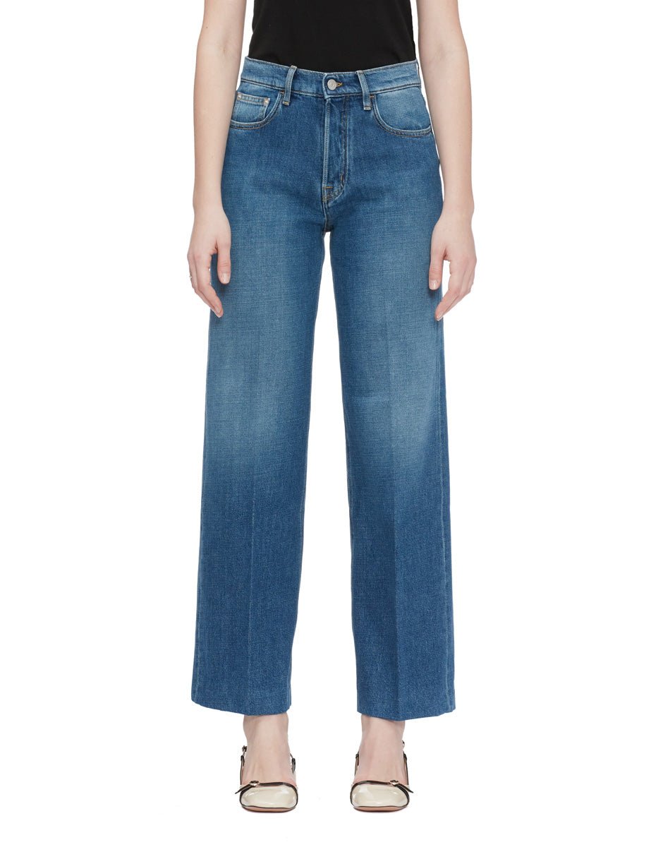 jeans right gamba dritta blue - Frida SRL