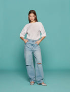 jeans ryder vintage blu denim - Frida SRL