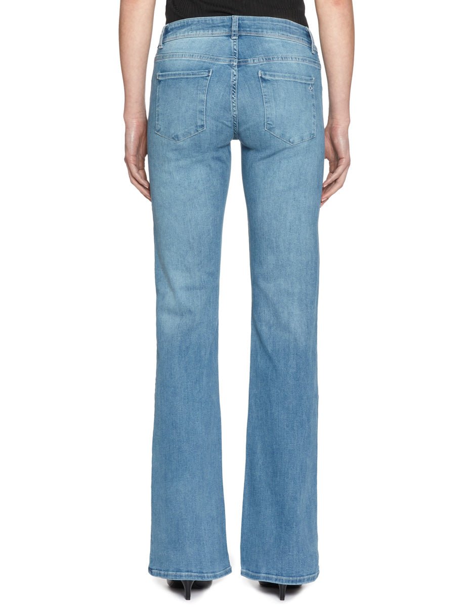 jeans slim bootcut denim chiaro - pont denim - jeans