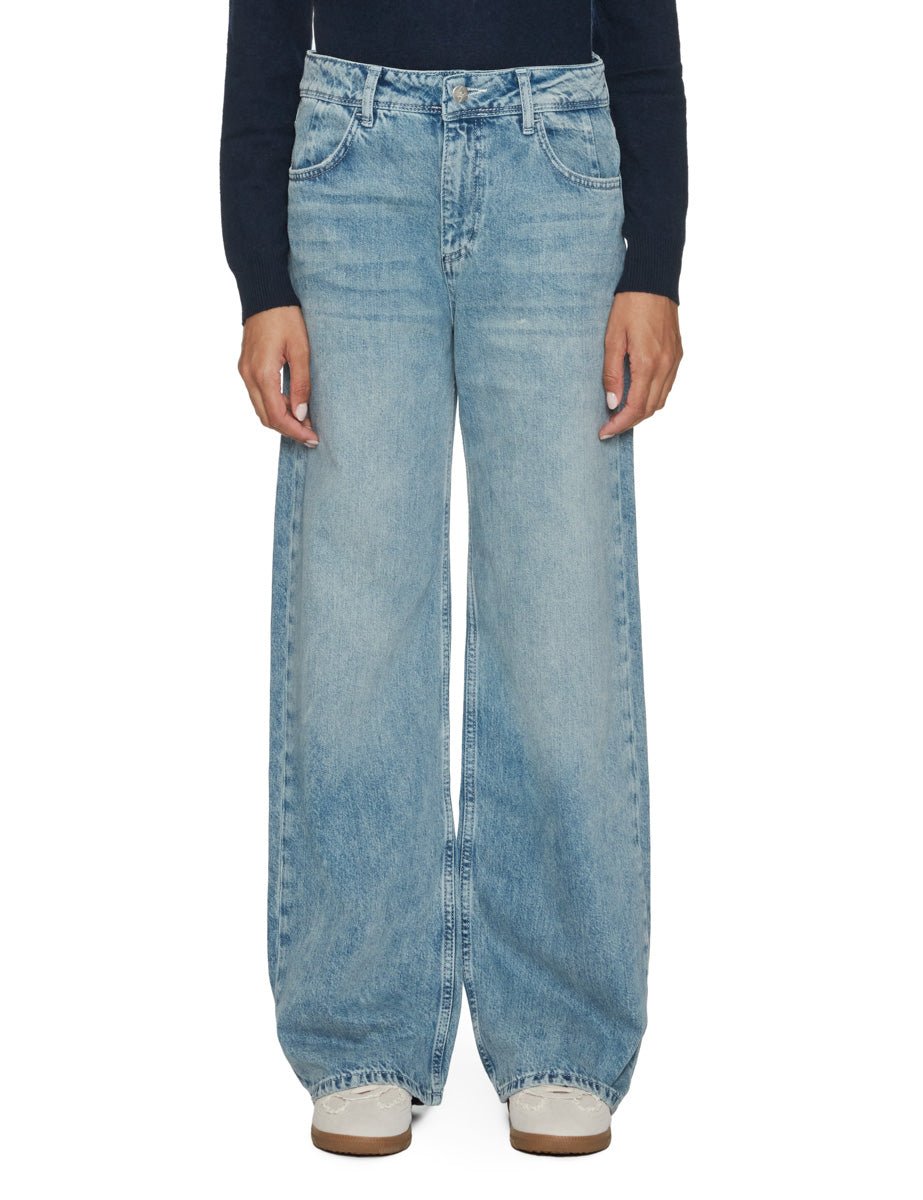 jeans straight denim blu chiaro - pont denim - jeans