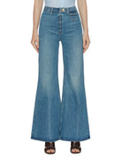 jeans vita alta odelia danube denim - ulla johnson - jeans