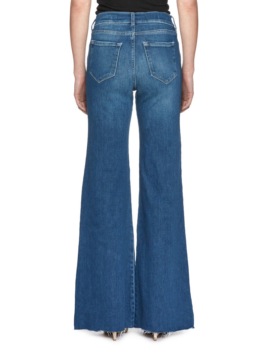 jeans zampa denim medio - blufrida - jeans