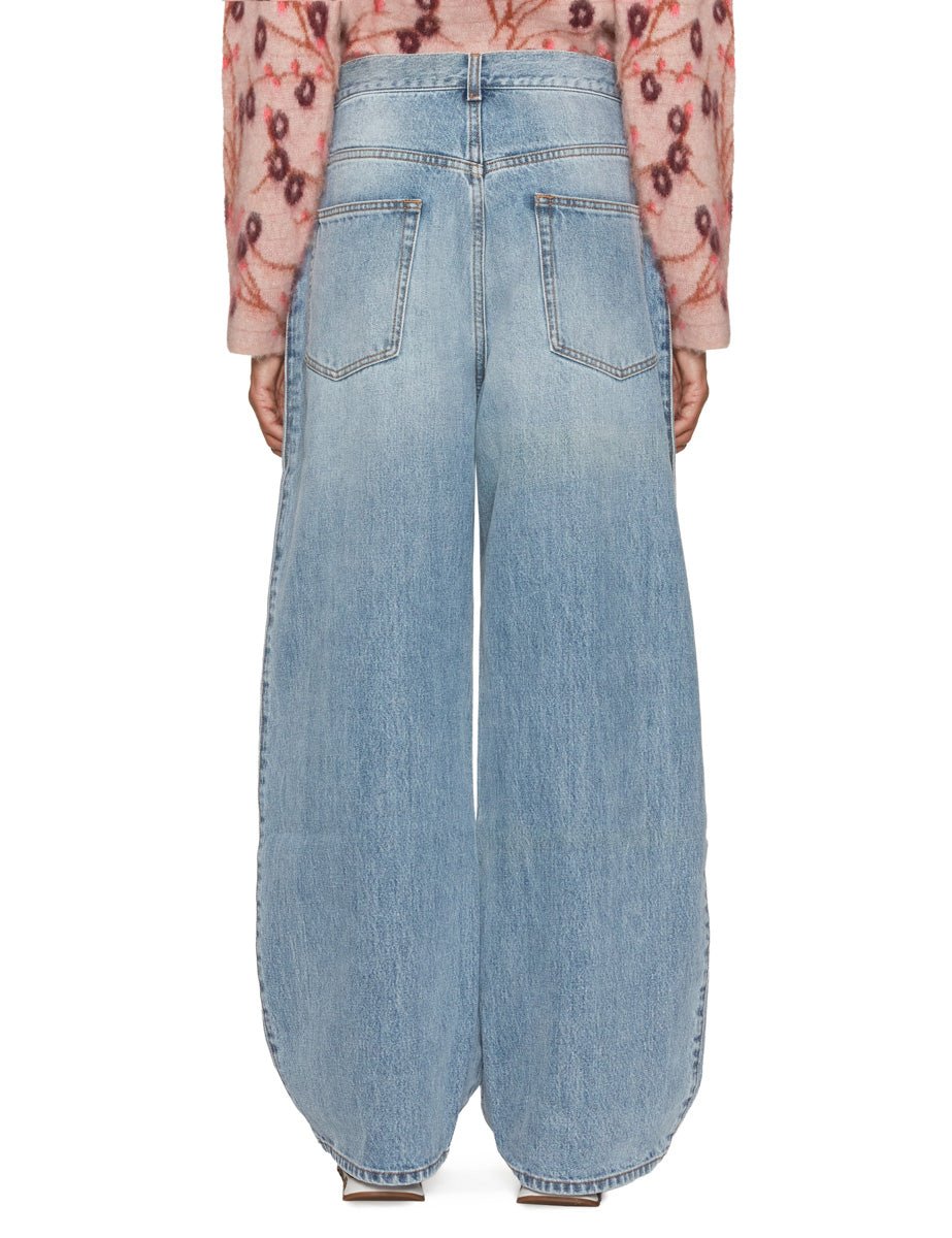 jenas barrel leg blu classico - rohe - jeans