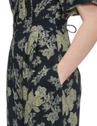jumpsuit deia satin back crepe minuit - Frida SRL