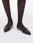 kat ballerina glam studs nero - Frida SRL